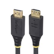 Image de StarTech.com Câble HDMI Haute Vitesse de 1 m avec Connecteurs à Verrouillage, 4K 60 Hz/1440p 144 Hz, HDR10/HDCP 2.2/ARC, 18 Gbps, Câble UHD HDMI pour Téléviseur/Monit ... (HDMI2-CABLE-GRIP-1M)