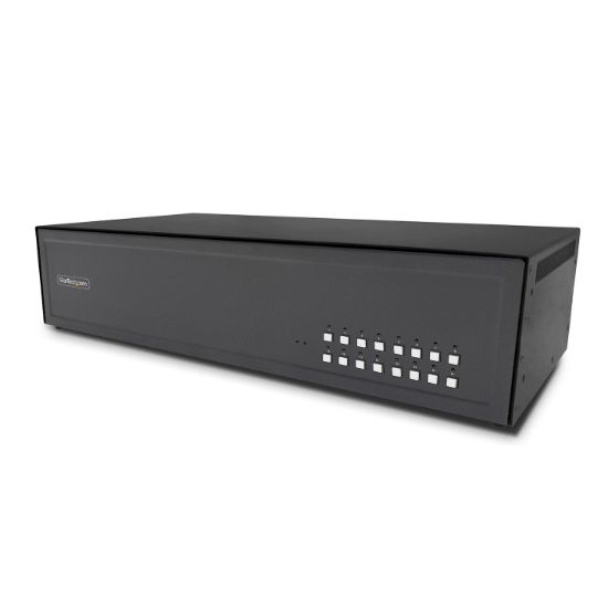 Image de StarTech.com Switch KVM Sécurisé à 16 Ports, DVI, NIAP 4.0 KVM de Bureau, Boîtier Métallique, Port CAC, Commutateur KVM, Made in USA (CK4-D116C)