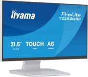 Image de iiyama ProLite écran plat de PC 54,5 cm (21.4") 1920 x 1080 pixels Full HD LCD Écran tactile Blanc (T2252MSC-W2AG)
