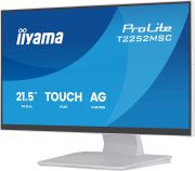 Image de iiyama ProLite écran plat de PC 54,5 cm (21.4") 1920 x 1080 pixels Full HD LCD Écran tactile Blanc (T2252MSC-W2AG)