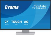 Image de iiyama ProLite écran plat de PC 68,6 cm (27") 1920 x 1080 pixels Full HD LCD Écran tactile Blanc (T2752MSC-W1AG)