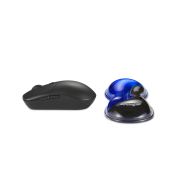 Image de Kensington Repose-poignet Slim Duo Gel pour souris/trackball - Bleu (K62439WW)