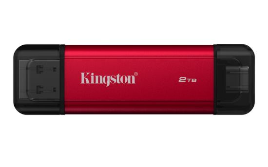 Image de Kingston Technology 2TB Dual USB-A/C Portable SSD, Up to 1050MB/s USB 3.2 Gen 2 (SPSD/2TB)