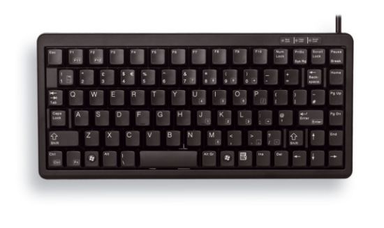 Image de CHERRY G84-4100 clavier Universel USB + PS/2 QWERTY Anglais britannique Noir (G84-4100LCAGB-2)