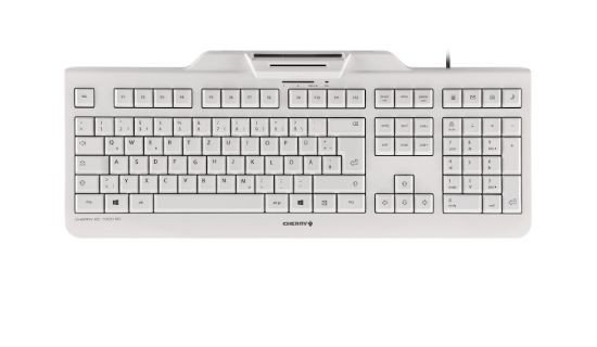 Image de CHERRY KC 1000 SC clavier Bureau USB QWERTY Nordique Noir (JK-A0100PN-0)