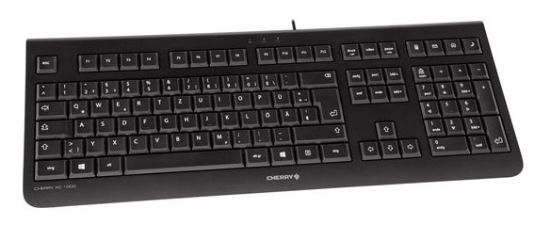 Image de CHERRY KC 1000 clavier Universel USB QWERTY Nordique Noir (JK-0800PN-2)