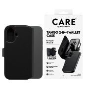 Image de PanzerGlass CARE™ by ® Tango 2-in-1 Wallet Case w. MagSafe iPhone 17 coque de protection pour téléphones portables Housse Noir (CR29833)