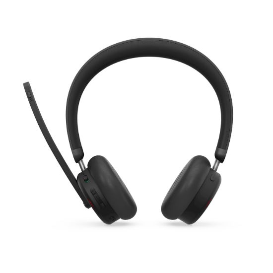 Image de Lenovo 6550 Casque Sans fil Arceau Bureau/Centre d'appels USB Type-C Bluetooth Noir (4XD1S19778)