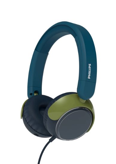 Image de Philips 2000 series casque Casques Avec fil Arceau Appels/Musique USB Type-C Bleu, Vert, Gris (TAK2000CT/00)