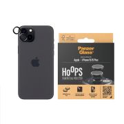 Image de PanzerGlass ® Hoops® Camera Lens Protector Black iPhone 15 | 15 Plus Protection d'écran transparent Apple 1 pièce(s) (1138)