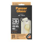 Image de PanzerGlass ® 3-in-1 Bundle iPhone 15 Protection d'écran transparent Apple 1 pièce(s) (B1172+2809)