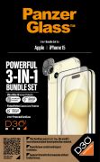 Image de PanzerGlass ® 3-in-1 Bundle iPhone 15 Protection d'écran transparent Apple 1 pièce(s) (B1172+2809)