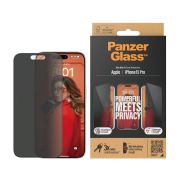 Image de PanzerGlass ® Privacy Screen Protector iPhone 15 Pro | Ultra-Wide Fit w. EasyAligner Protection d'écran transparent Apple 1 pièce(s) (P2810)