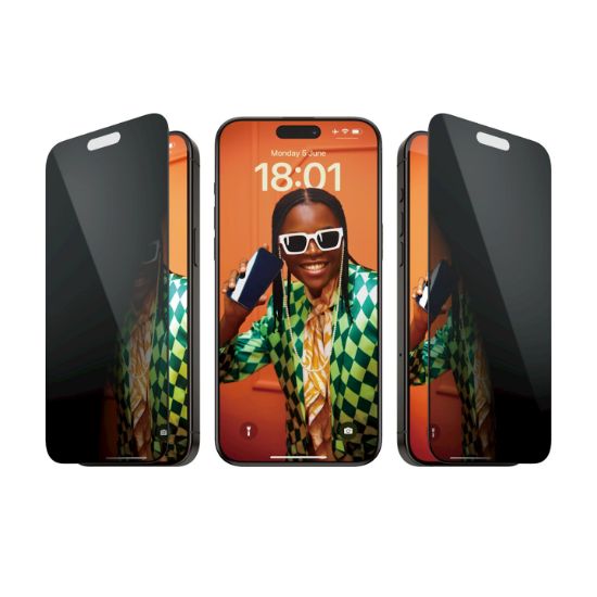 Image de PanzerGlass ® Privacy Screen Protector iPhone 15 Pro Max | Ultra-Wide Fit w. EasyAligner Protection d'écran transparent Apple 1 pièce(s) (P2812)