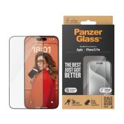 Image de PanzerGlass ® Screen Protector iPhone 15 Pro | Ultra-Wide Fit w. EasyAligner Protection d'écran transparent Apple 1 pièce(s) (2810)