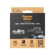 Image de PanzerGlass ® Hoops® Camera Lens Protector Black for iPhone 13 Pro | 13 Pro Max Protection d'écran transparent Apple 1 pièce(s) (1143)