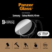 Image de PanzerGlass Samsung Galaxy Watch 6 Classic 43mm Transparent Verre trempé, Polyéthylène téréphthalate (PET) (3683)