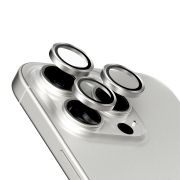 Image de PanzerGlass ® Hoops® Titanium Camera Lens Protector White iPhone 15 Pro | 15 Pro Max Protection d'écran transparent Apple 1 pièce(s) (1197)