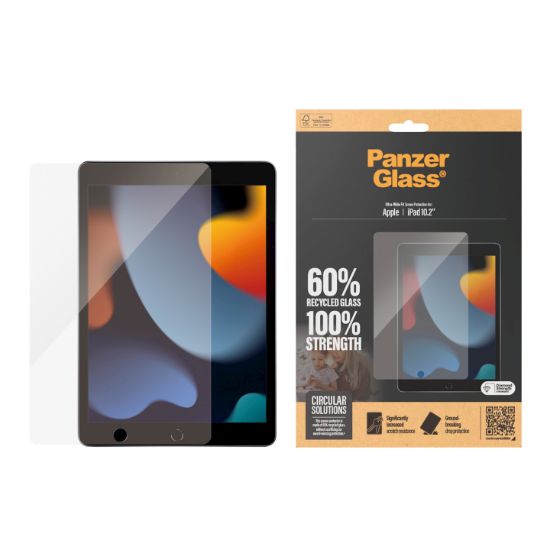 Image de PanzerGlass ® Screen Protector iPad 10.2'' (2019-2021) | Ultra-Wide Fit Protection d'écran transparent Apple 1 pièce(s) (2841)