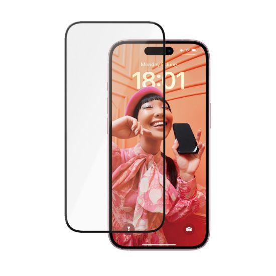 Image de PanzerGlass ® Ceramic Protection for iPhone 15 | Ultra-Wide Fit w. EasyAligner Protection d'écran transparent Apple 1 pièce(s) (2837)