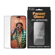 Image de PanzerGlass ® Ceramic Protection for iPhone 15 Pro Max | Ultra-Wide Fit w. EasyAligner Protection d'écran transparent Apple 1 pièce(s) (2840)