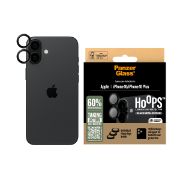 Image de PanzerGlass ® Hoops® Camera Lens Protector Black iPhone 16 | 16 Plus Protection d'écran transparent Apple 1 pièce(s) (1283)