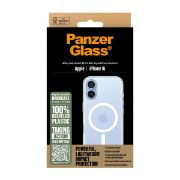 Image de PanzerGlass ® HardCase Transparent w. White MagSafe iPhone 16 coque de protection pour téléphones portables Housse (1291)