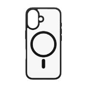 Image de PanzerGlass ® HardCase Transparent w. Black MagSafe & Frame iPhone 16 coque de protection pour téléphones portables Housse Noir (1301)
