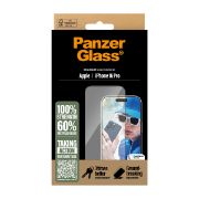 Image de PanzerGlass ® Screen Protector iPhone 16 Pro | Ultra-Wide Fit Protection d'écran transparent Apple 1 pièce(s) (2862)