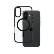 Image de PanzerGlass CARE™ by ® Urban Combat Case Transparent w. Black Frame & MagSafe iPhone 16 coque de protection pour téléphones portables Housse Noir (1357)