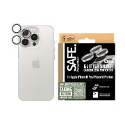 Image de PanzerGlass SAFE. by ® Camera Lens Protector Glitter Silver iPhone 16 Pro | 16 Pro Max Protection d'écran transparent Apple 1 pièce(s) (SAFE95893)