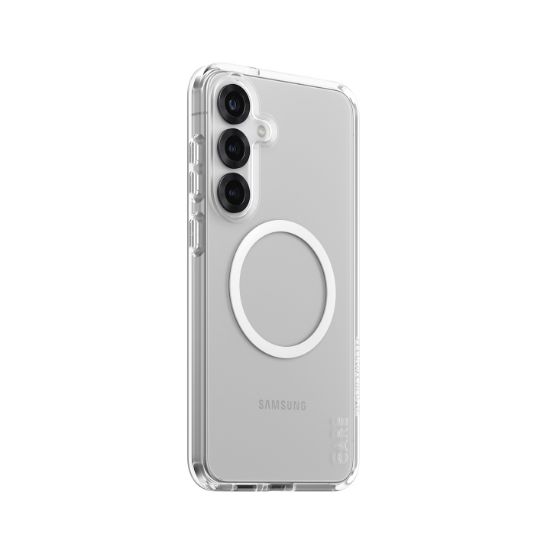 Image de PanzerGlass CARE™ by ® Urban Combat Case Transparent w. White Qi Compatible Samsung Galaxy S25+ coque de protection pour téléphones portables Housse (CRRFUWQG37942)
