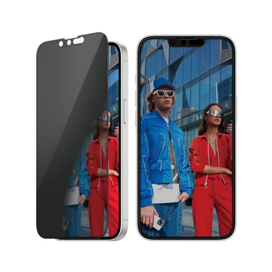 Image de PanzerGlass ® Privacy Screen Protector iPhone 16e | 14 | 13 | 13 Pro | Ultra-Wide Fit w. EasyAligner Protection d'écran transparent Apple 1 pièce(s) (PGRPUWFG29845)