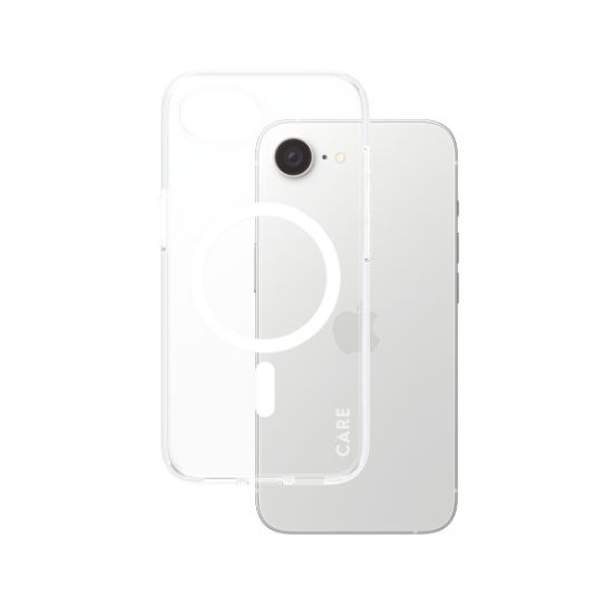 Image de PanzerGlass CARE™ by ® Urban Combat Case Transparent w. White Qi Compatible iPhone New 16e 2026 | 16e coque de protection pour téléphones portables Housse (CRRTPUCG29845)