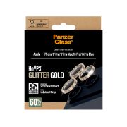 Image de PanzerGlass ® Hoops® Camera Lens Protector Glitter Gold iPhone 17 Pro | iPhone 17 Pro Max | iPhone 16 Pro | 16 Pro Max Protection d'écran transparent Apple 1 pièce(s) (PG38210)