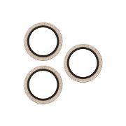 Image de PanzerGlass ® Hoops® Camera Lens Protector Glitter Gold iPhone 17 Pro | iPhone 17 Pro Max | iPhone 16 Pro | 16 Pro Max Protection d'écran transparent Apple 1 pièce(s) (PG38210)