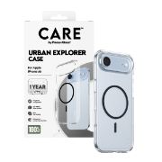 Image de PanzerGlass CARE™ by ® Urban Explorer Case Transparent w. Black MagSafe iPhone Air coque de protection pour téléphones portables Housse Noir (CR24741)