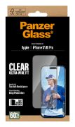 Image de PanzerGlass ® Screen Protector iPhone 17 | iPhone 16 Pro | Ultra-Wide Fit w. EasyAligner Protection d'écran transparent Apple 1 pièce(s) (PG30687)