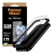 Image de PanzerGlass ® Screen Protector iPhone 17 | iPhone 16 Pro | Ultra-Wide Fit w. EasyAligner Protection d'écran transparent Apple 1 pièce(s) (PG30687)