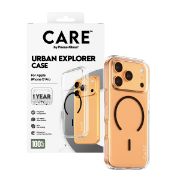 Image de PanzerGlass CARE™ by ® Urban Explorer Case Transparent w. Black MagSafe iPhone 17 Pro coque de protection pour téléphones portables Housse Noir (CR52608)