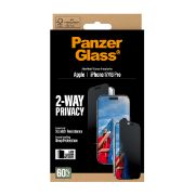 Image de PanzerGlass ® 2-Way Privacy Screen Protector iPhone 17 | iPhone 16 Pro | Ultra-Wide Fit w. EasyAligner Protection d'écran transparent Apple 1 pièce(s) (PG93414)