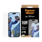 Image de PanzerGlass ® Screen Protector iPhone 17 | iPhone 16 Pro | Classic Fit w. EasyAligner Protection d'écran transparent Apple 1 pièce(s) (PG97490)