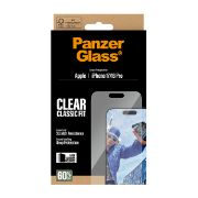 Image de PanzerGlass ® Screen Protector iPhone 17 | iPhone 16 Pro | Classic Fit w. EasyAligner Protection d'écran transparent Apple 1 pièce(s) (PG97490)