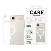 Image de PanzerGlass CARE™ by ® Samba Case Transparent w. White MagSafe iPhone Air coque de protection pour téléphones portables Housse (CR69281)