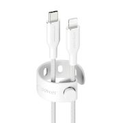 Image de PanzerGlass empower™ by ® Racing 60W USB-C to Lightning Cable | USB 2.0 | 1.2M | Silver White câble USB Blanc (EM41725)