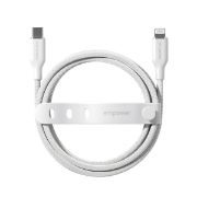 Image de PanzerGlass empower™ by ® Racing 60W USB-C to Lightning Cable | USB 2.0 | 1.2M | Silver White câble USB Blanc (EM41725)