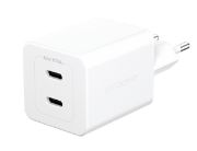 Image de PanzerGlass empower™ by ® Turbo 45W Charger incl. 2 x USB-C | EU Plug | Silver White Smartphone Blanc Secteur Intérieure (EM58685)