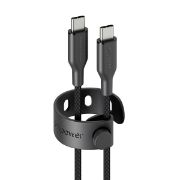 Image de PanzerGlass empower™ by ® Racing 60W USB-C to USB-C Cable | USB 2.0 | 1.2M | Space Black câble USB Noir (EM92155)