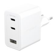 Image de PanzerGlass empower™ by ® Turbo 70W Multiple Charger incl. 2 x USB-C + USB-A | EU Plug | Silver White Smartphone Blanc Secteur Charge rapide Intérieure (EM31479)