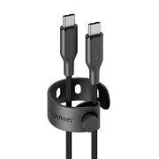 Image de PanzerGlass empower™ by ® Racing 240W USB-C to USB-C Cable | USB 2.0 | 2M | Space Black câble USB Noir (EM32448)